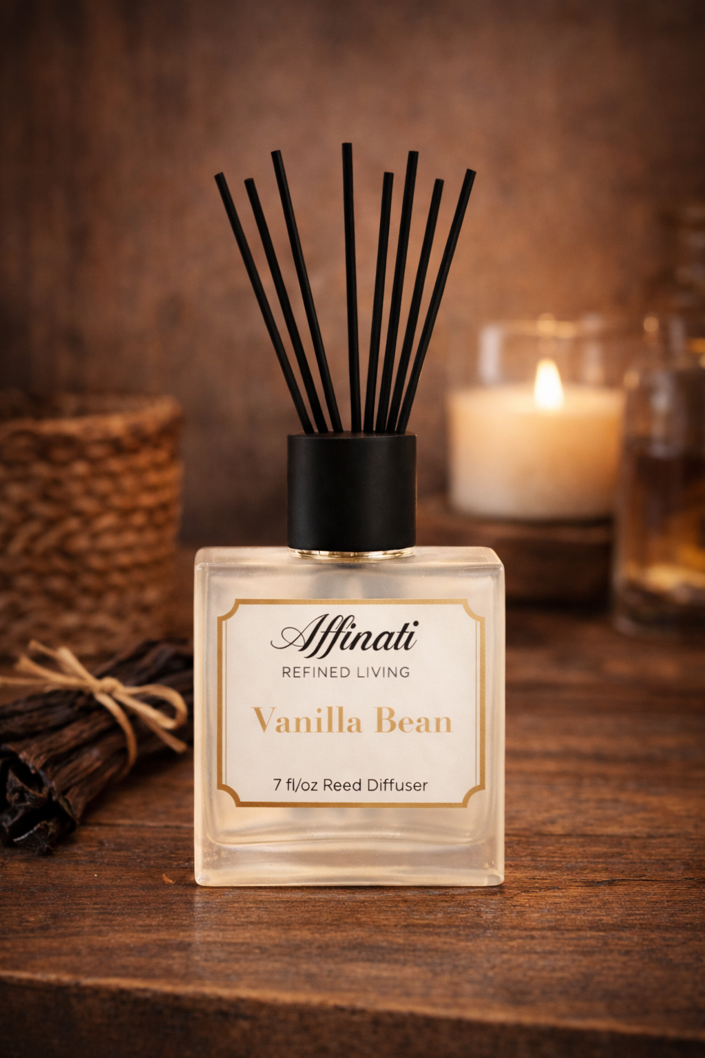 Diffuseur à bâtonnets de vanille