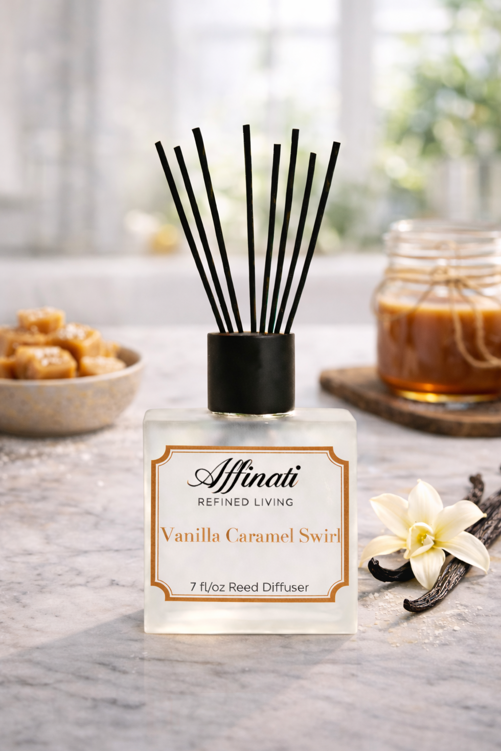Vanilla Caramel Swirl Reed Diffuser - Affinati