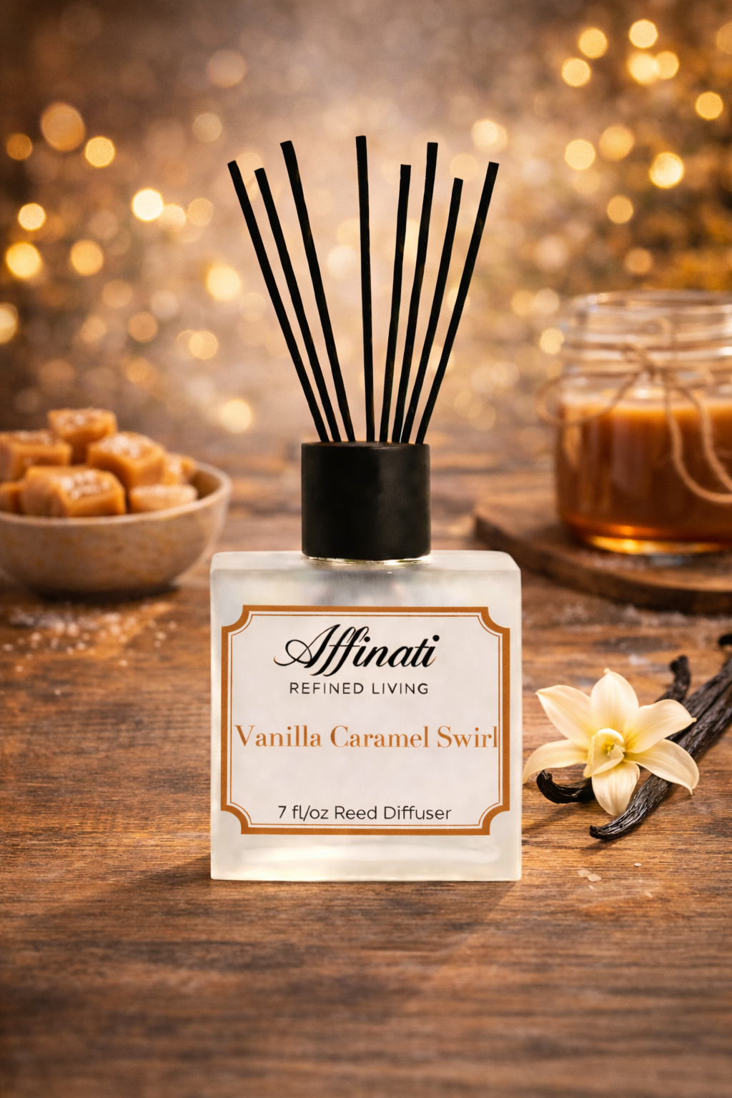 Vanilla Caramel Swirl Reed Diffuser - Affinati