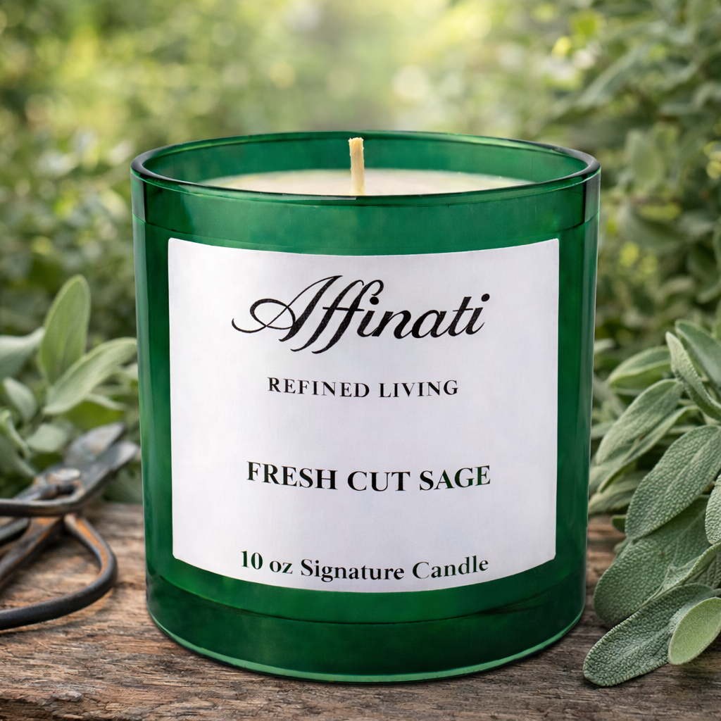 Fresh Cut Sage Signature Candle - Affinati