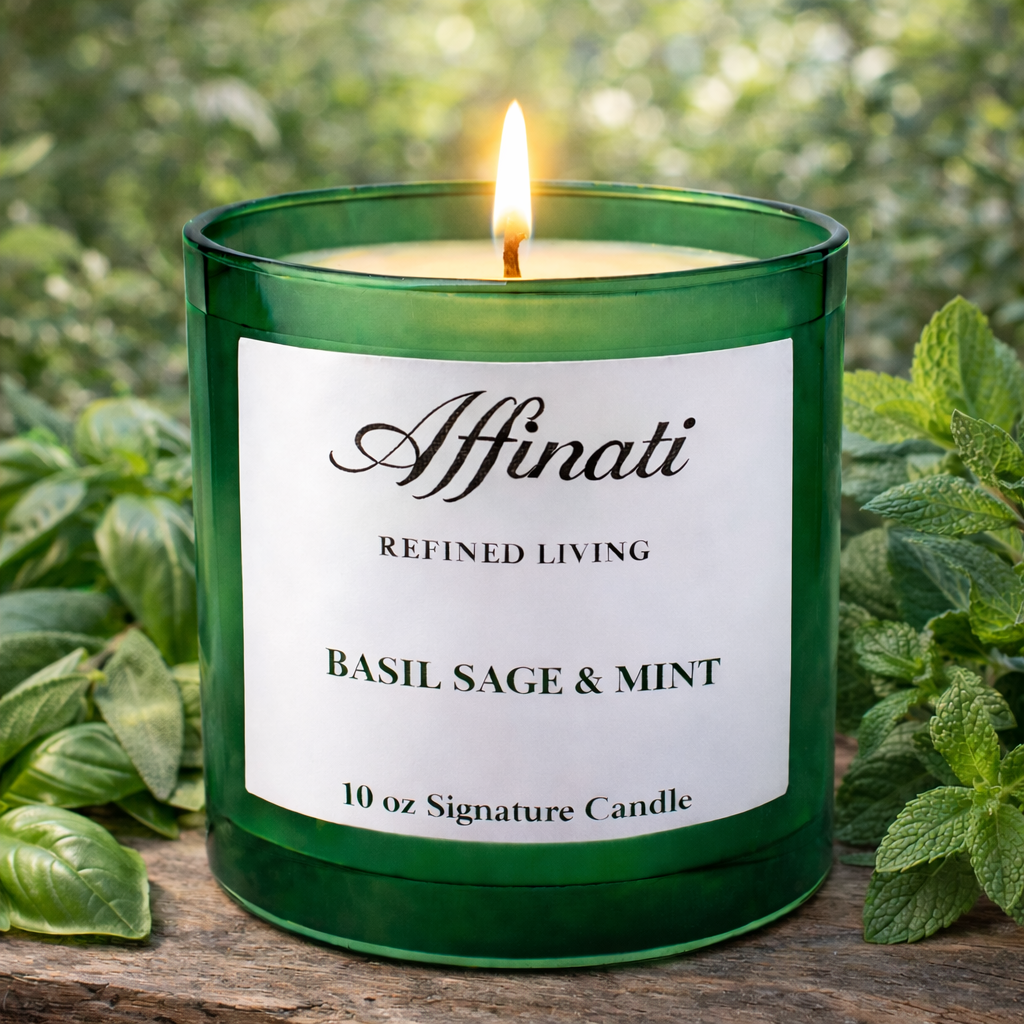 Weiße Weihnachten Signaturkerze