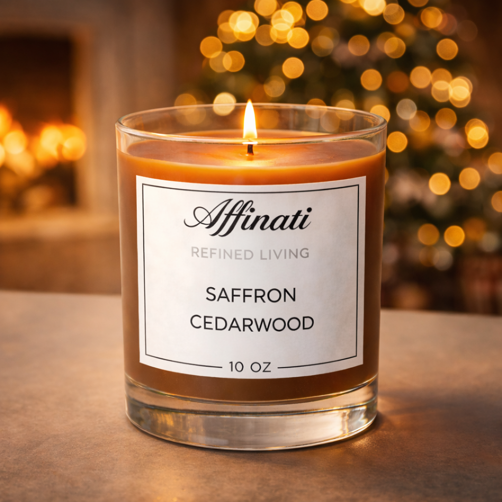 Saffron Cedarwood Original Candle - Affinati