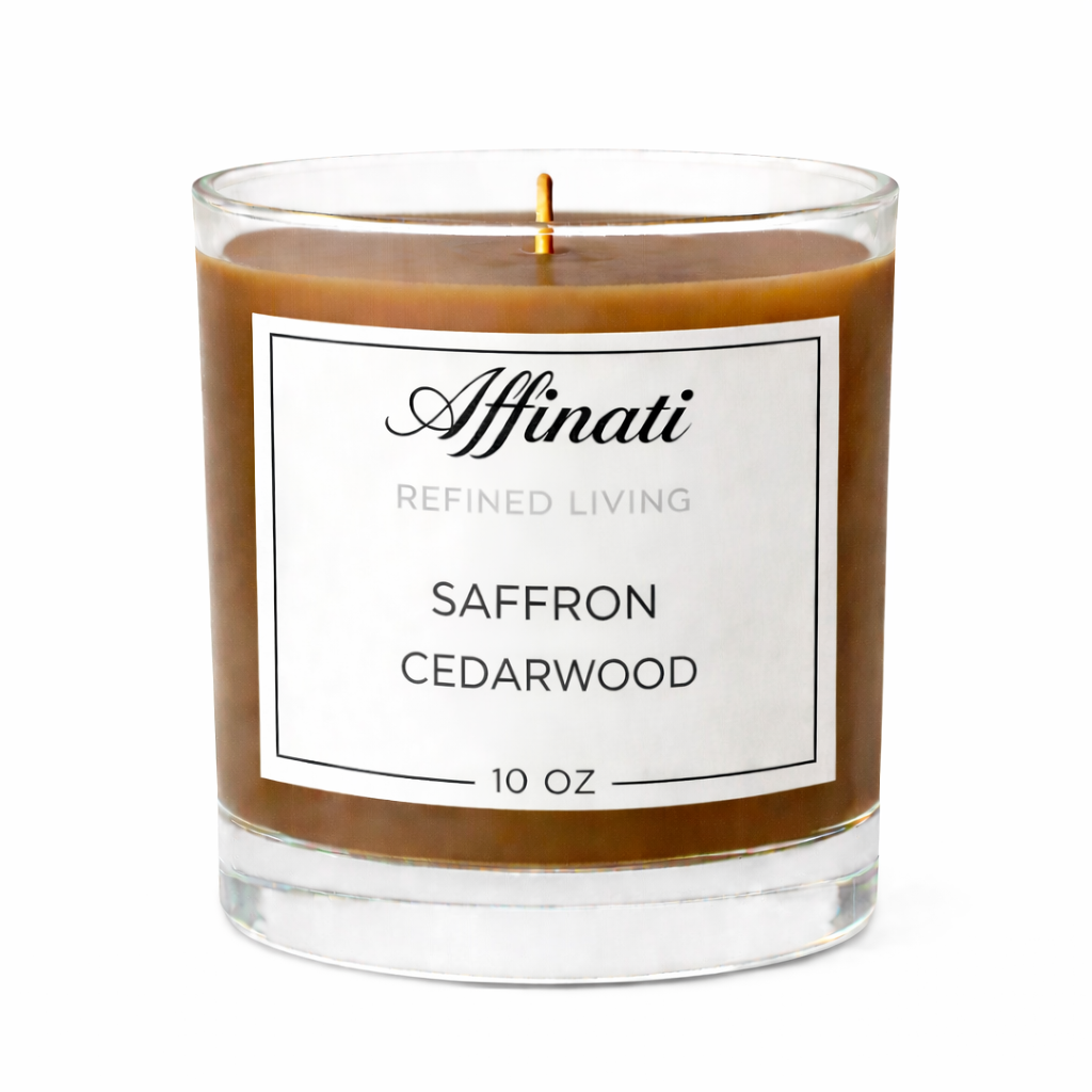 Saffron Cedarwood Original Candle - Affinati