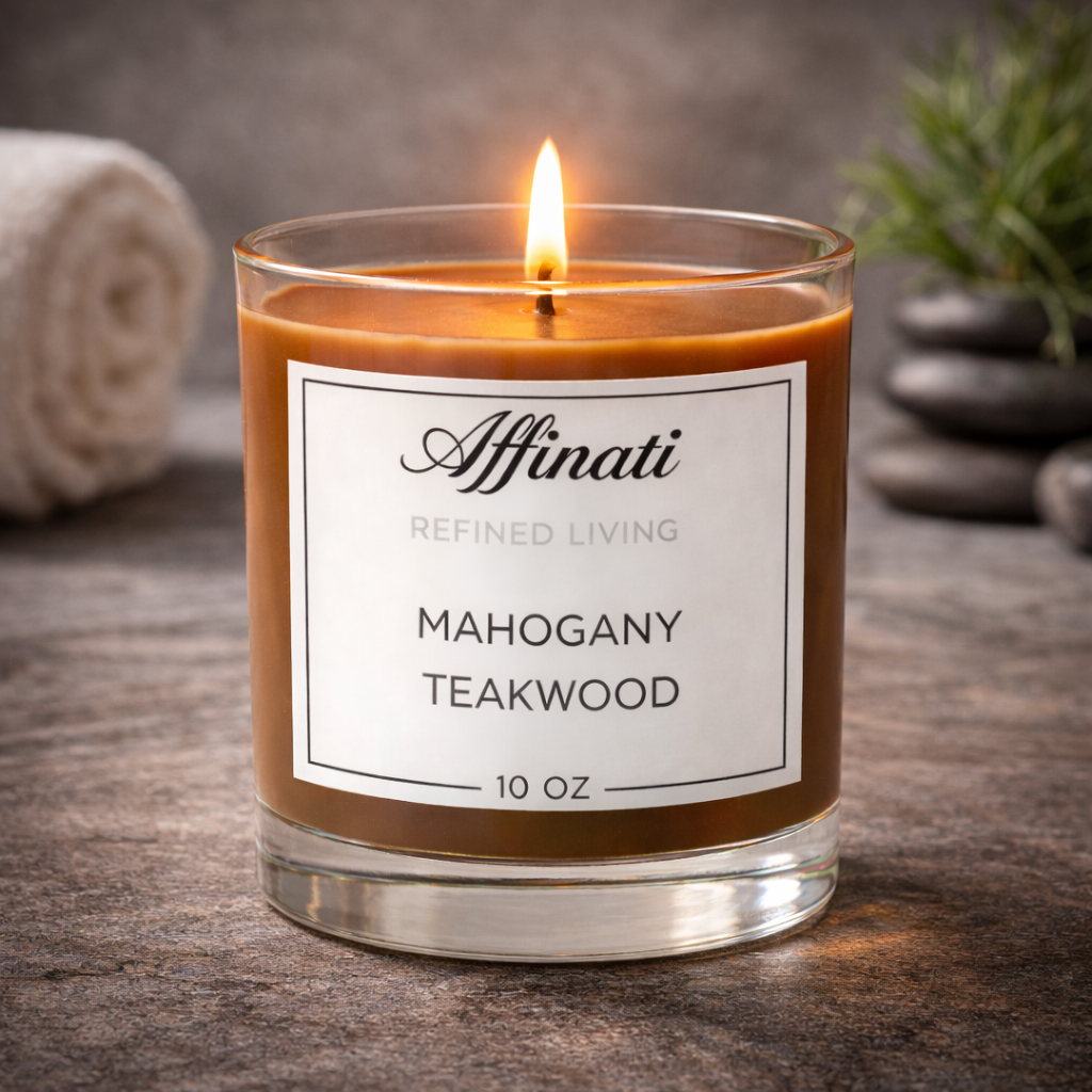 Mahogany Teakwood Original Candle - Affinati