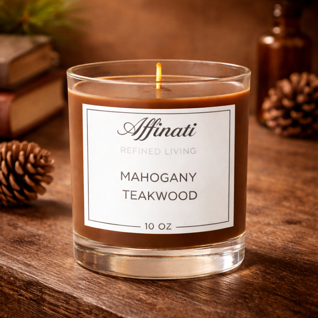 Mahogany Teakwood Original Candle - Affinati
