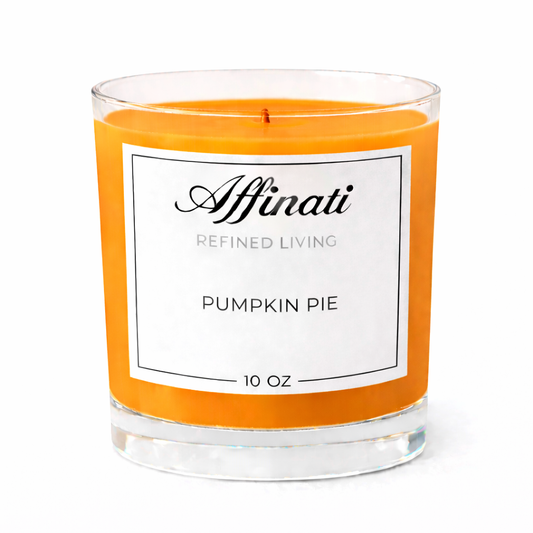 Bougie originale à la tarte à la citrouille