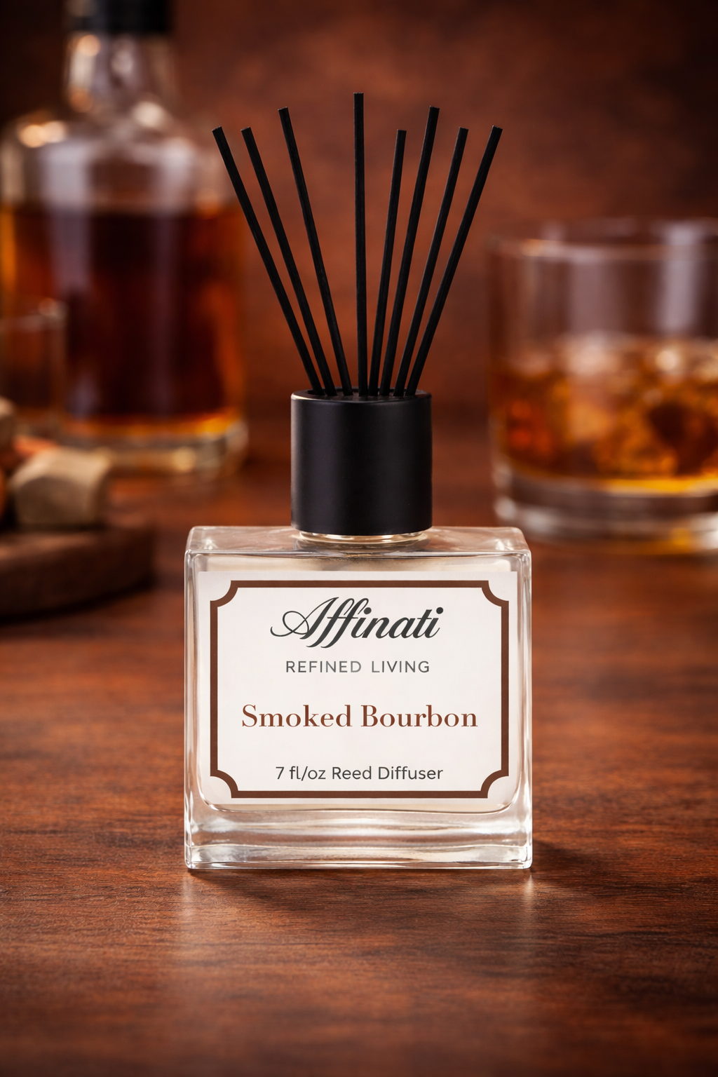 Smoked Bourbon Reed Diffuser - Affinati
