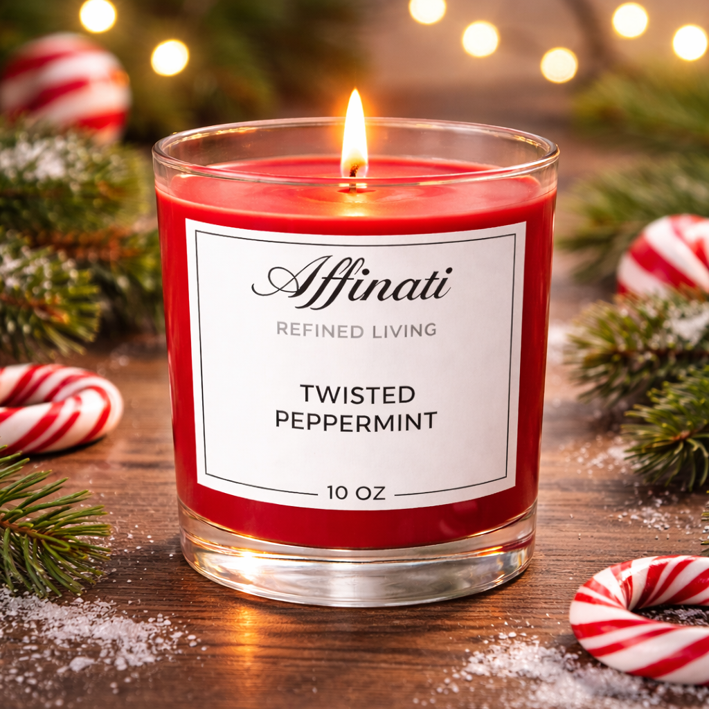 Twisted Peppermint Original Candle - Affinati