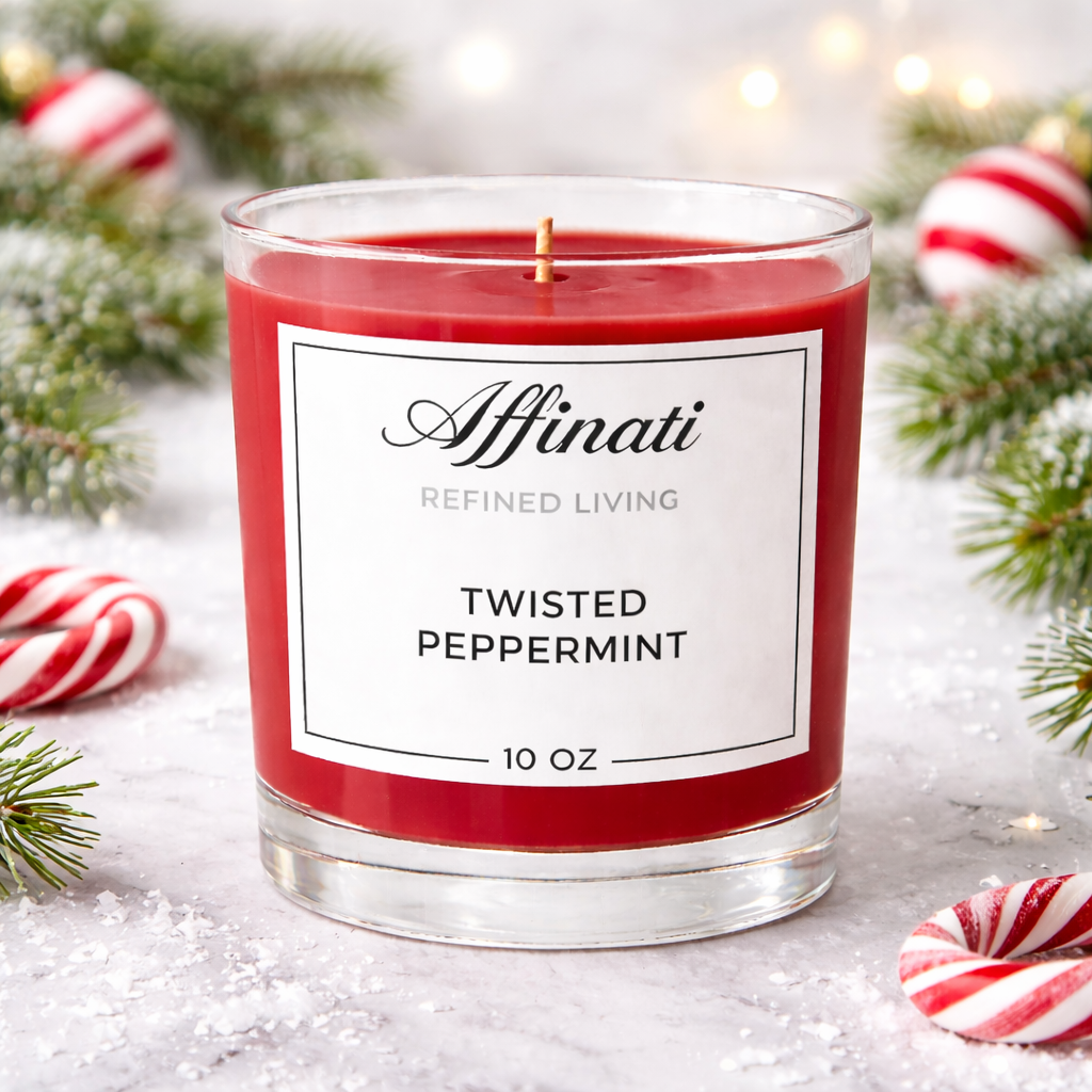 Twisted Peppermint Original Candle - Affinati