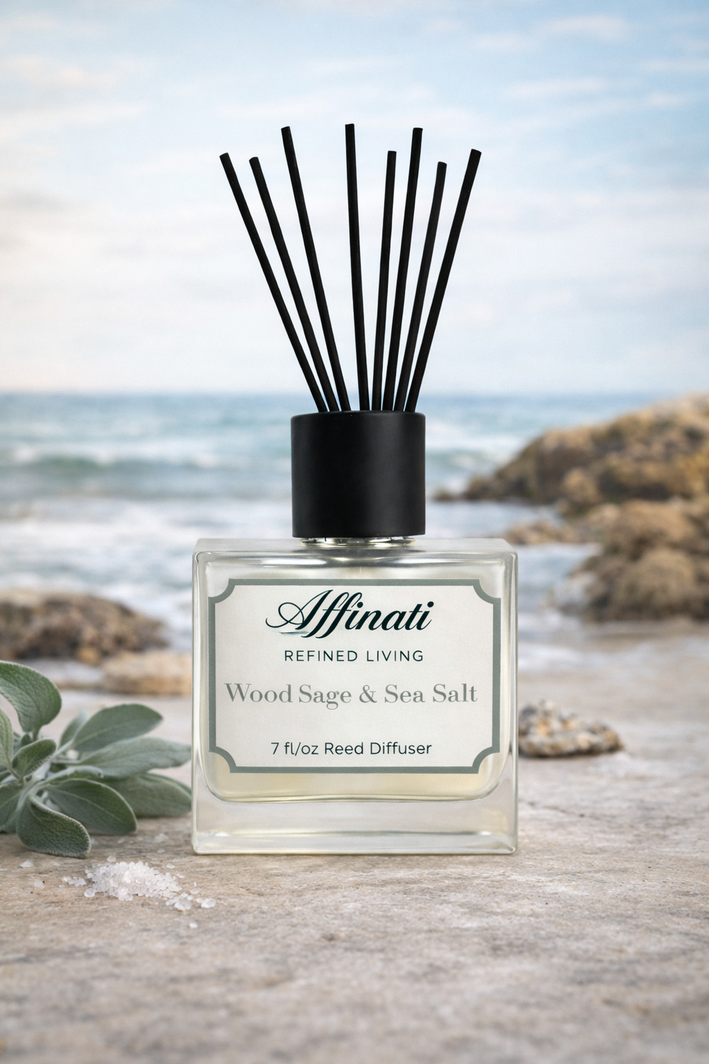 Wood Sage & Sea Salt Reed Diffuser - Affinati