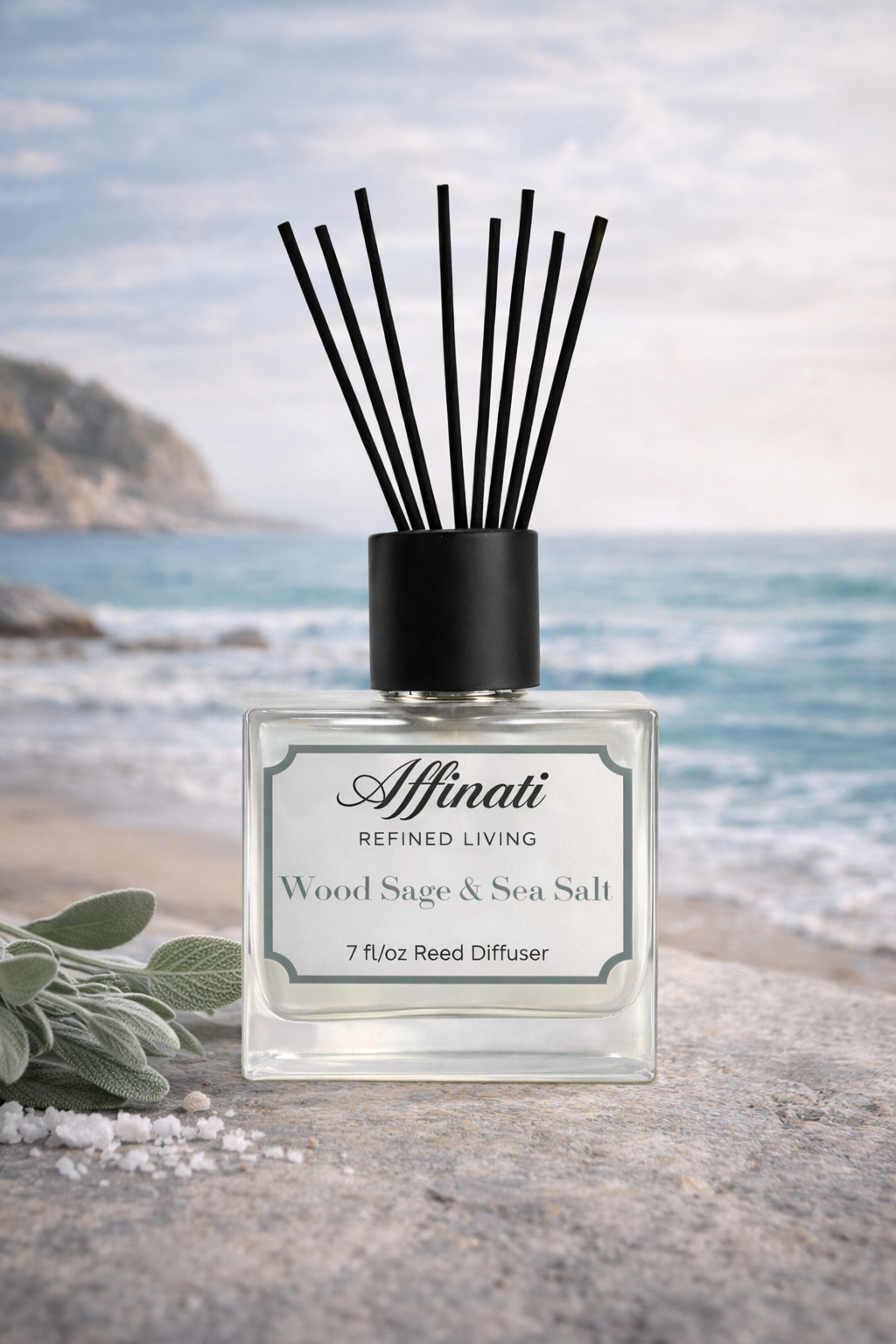 Wood Sage & Sea Salt Reed Diffuser - Affinati