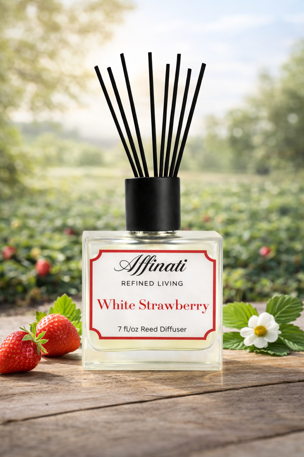 White Strawberry Reed Diffuser - Affinati