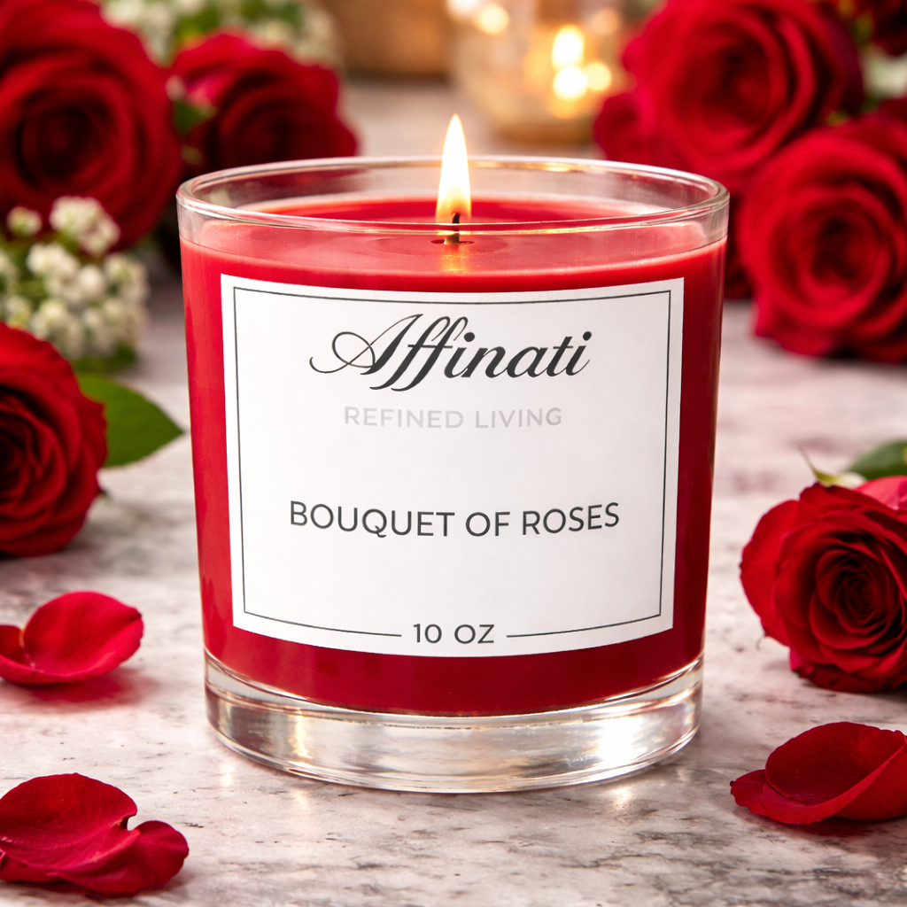 Bouquet of Roses Original Candle - Affinati