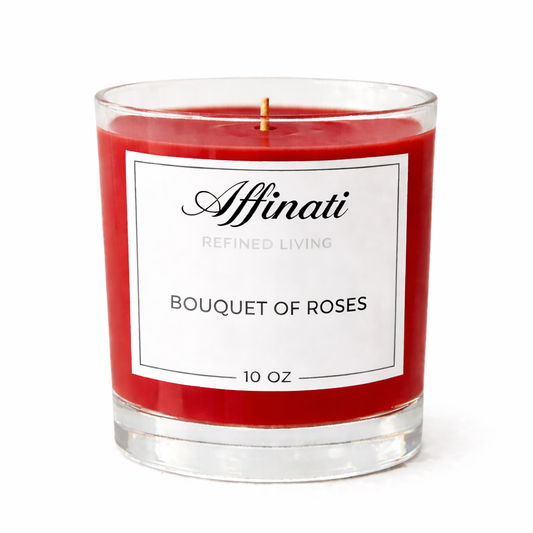 Boeket van Rozen Originele Kaars