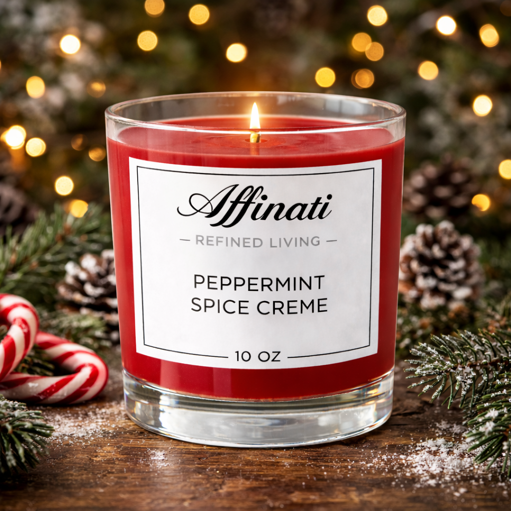 Peppermint Spice Creme Original Candle - Affinati