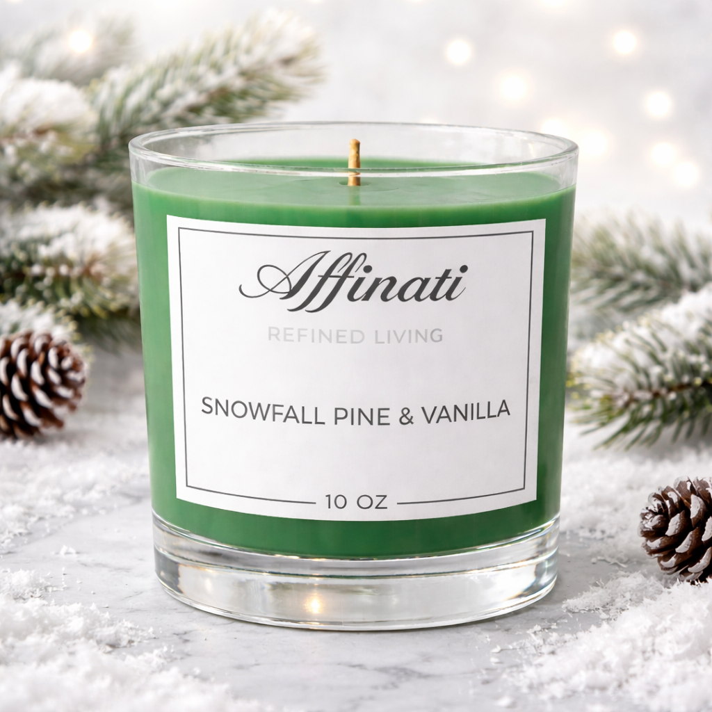 Snowfall Pine & Vanilla Original Candle - Affinati