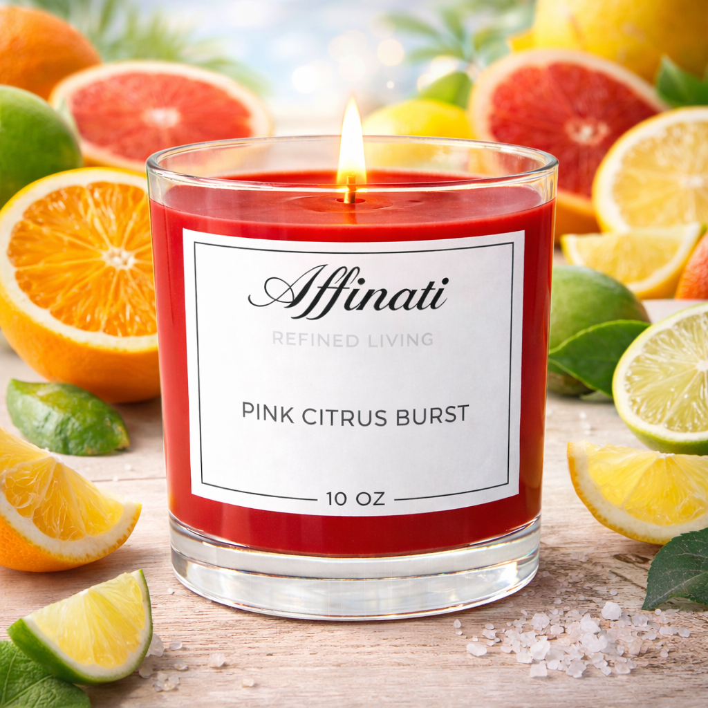 Pink Citrus Burst Original Candle - Affinati