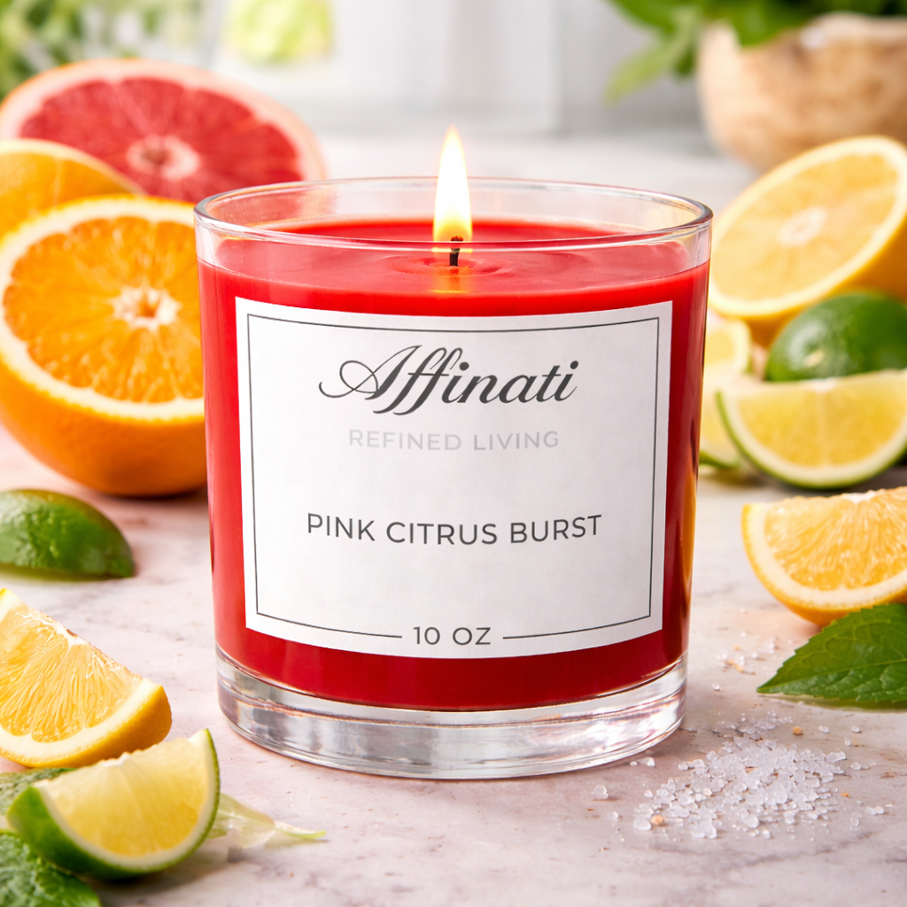 Pink Citrus Burst Original Candle - Affinati