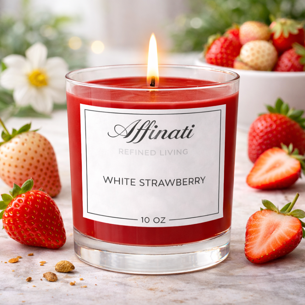 White Strawberry Original Candle - Affinati