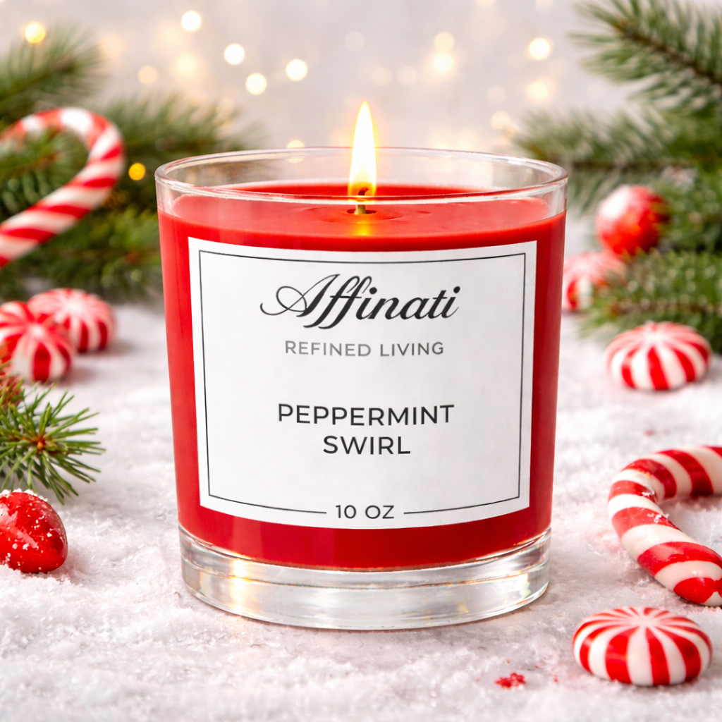 Peppermint Swirl Original Candle - Affinati