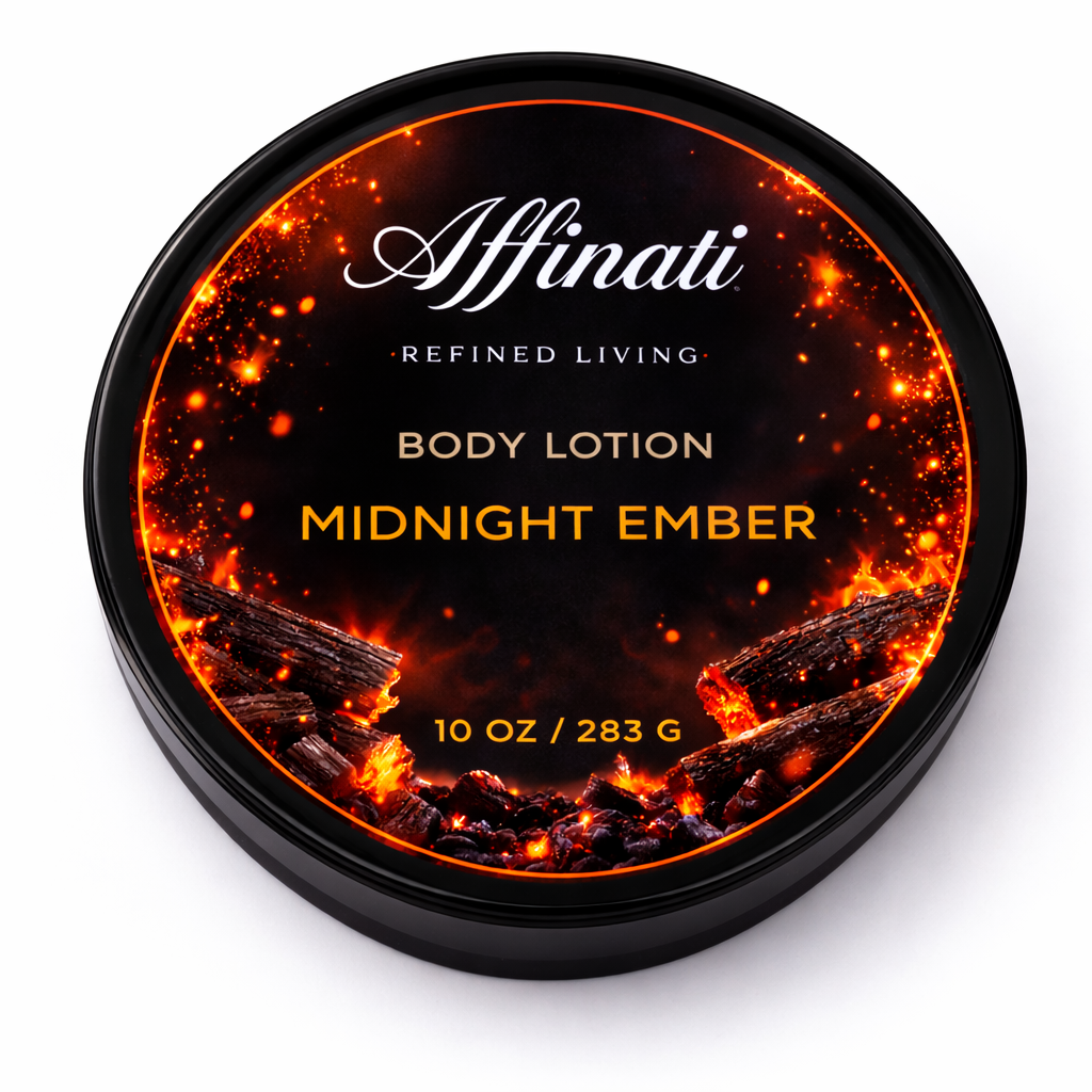 Midnight Ember Body Lotion – Hydrating Moisturizer (10 OZ) - Affinati