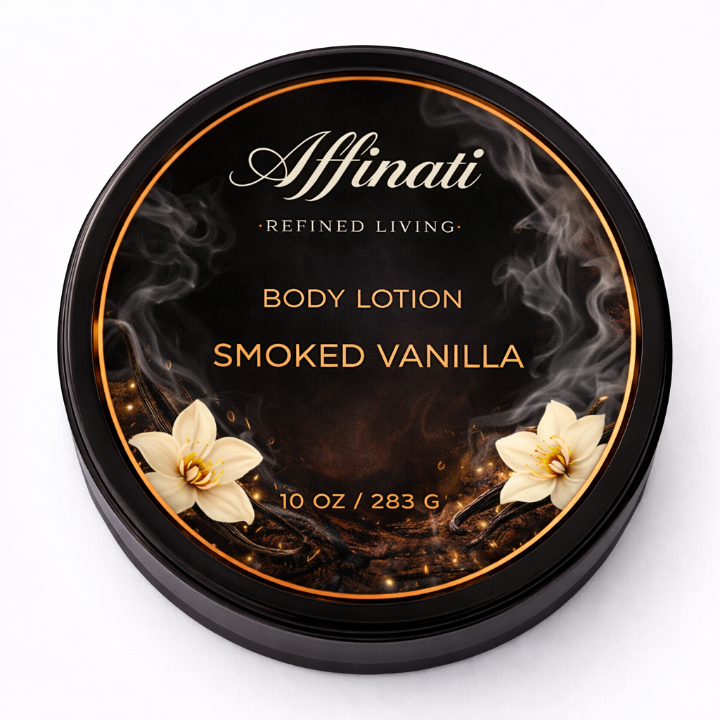 Smoked Vanilla Body Lotion – Hydrating Moisturizer (10 OZ) - Affinati