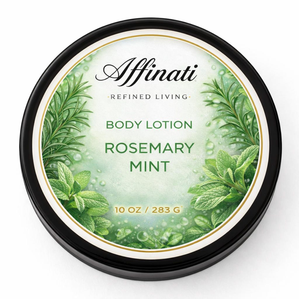 Rosemary Mint Body Lotion – Hydrating Moisturizer (10 OZ) - Affinati