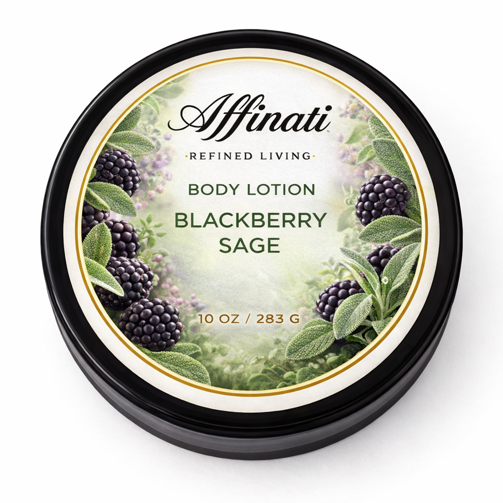 Blackberry Sage Body Lotion – Hydrating Moisturizer (10 OZ) - Affinati