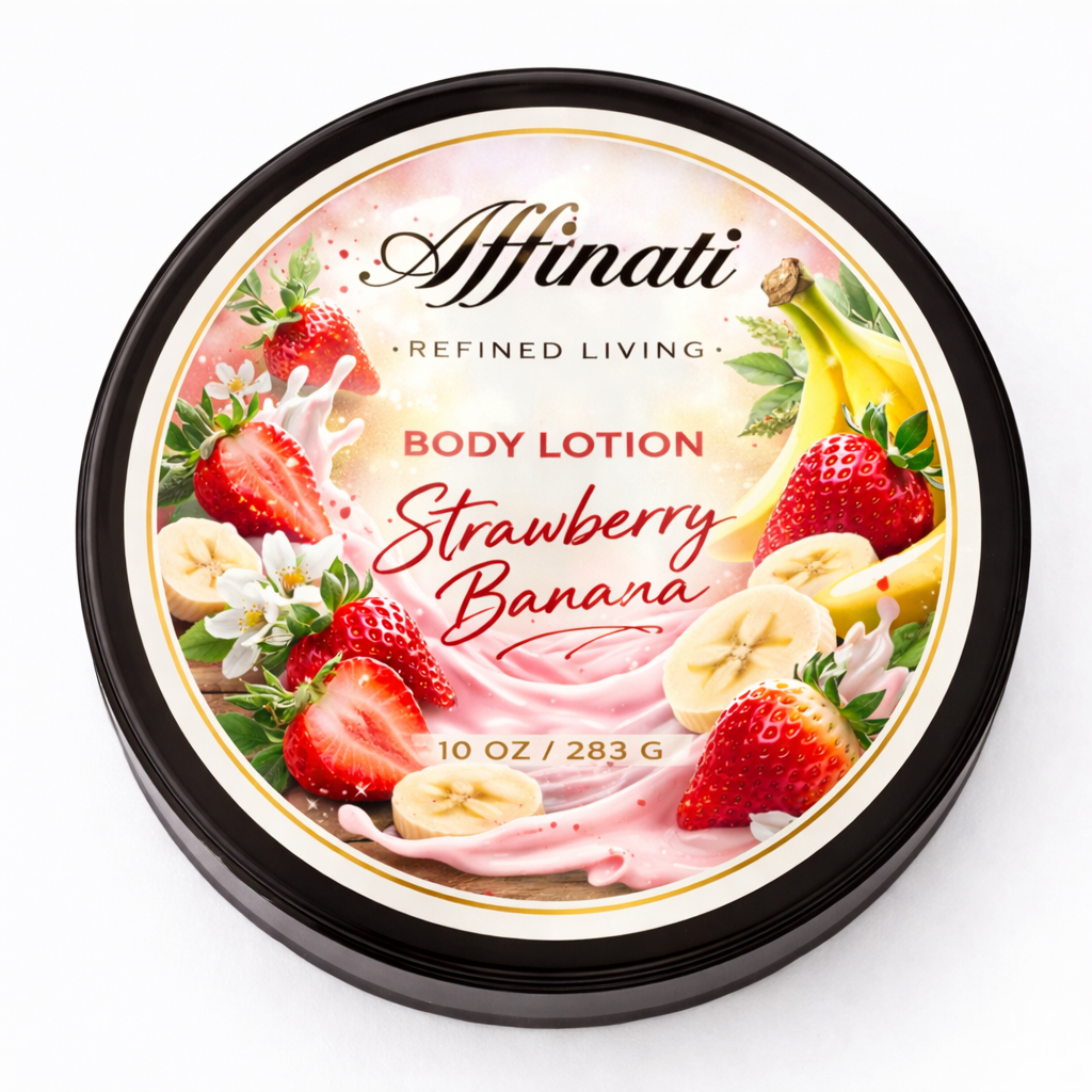 Strawberry Banana Body Lotion – Hydrating Moisturizer (10 OZ)