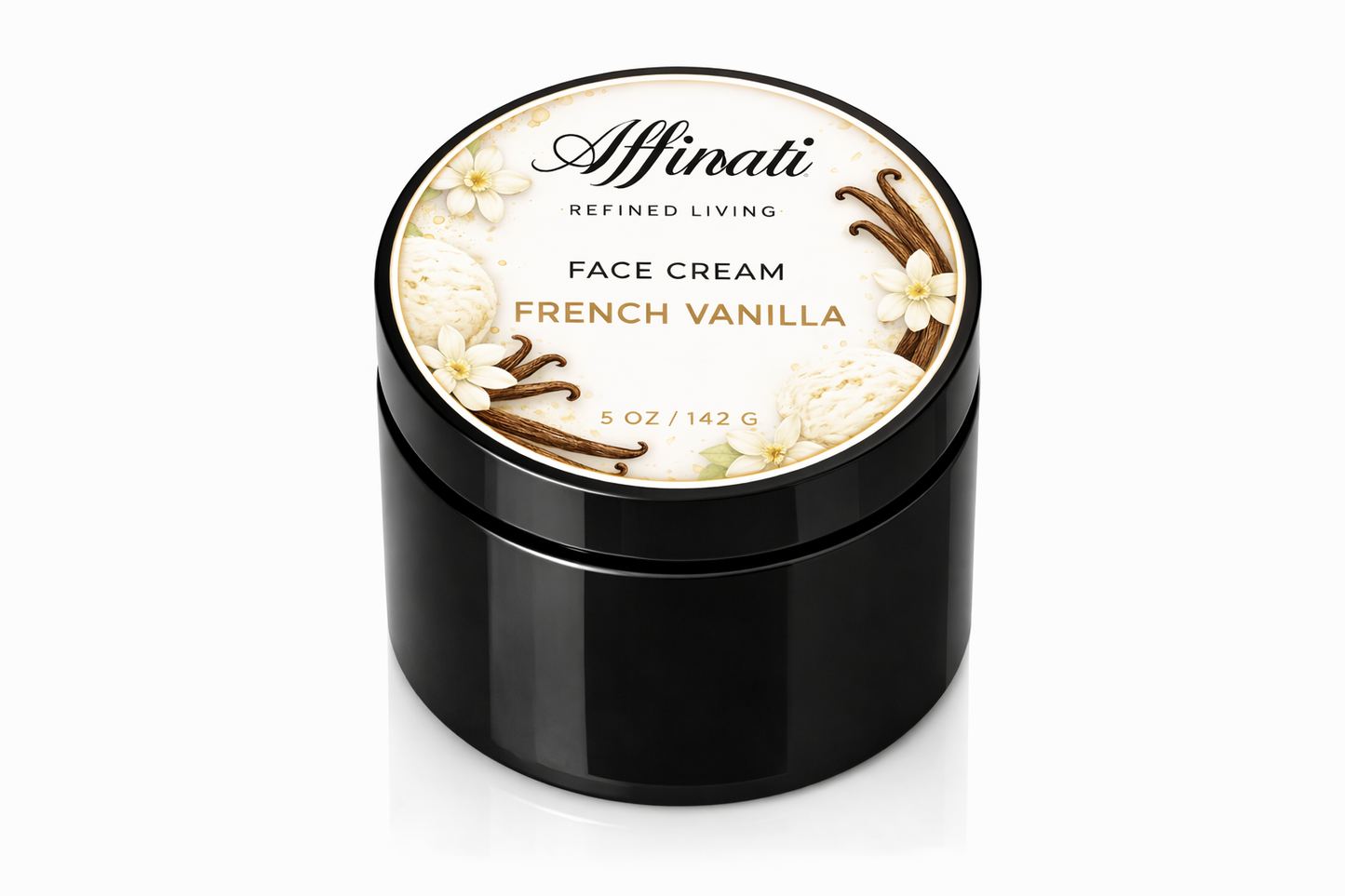 Creme Facial de Baunilha Francesa Luxuoso – Hidratação Profunda