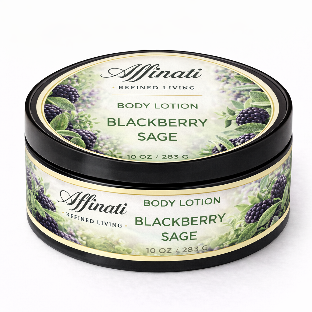Blackberry Sage Body Lotion – Hydrating Moisturizer (10 OZ) - Affinati