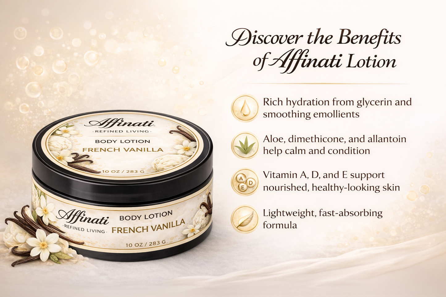 Affinati Sjokolade Fudge Brownie Lotion – 10 OZ