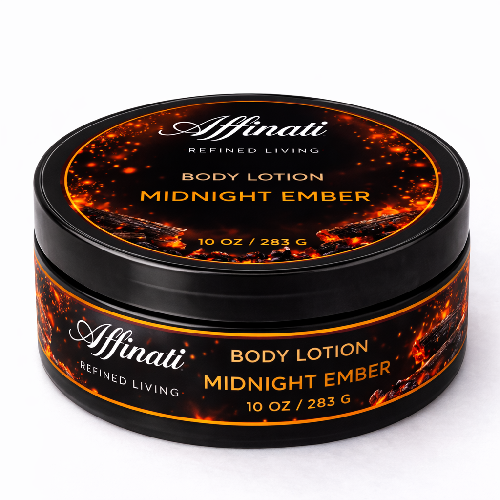 Midnight Ember Body Lotion – Hydrating Moisturizer (10 OZ) - Affinati
