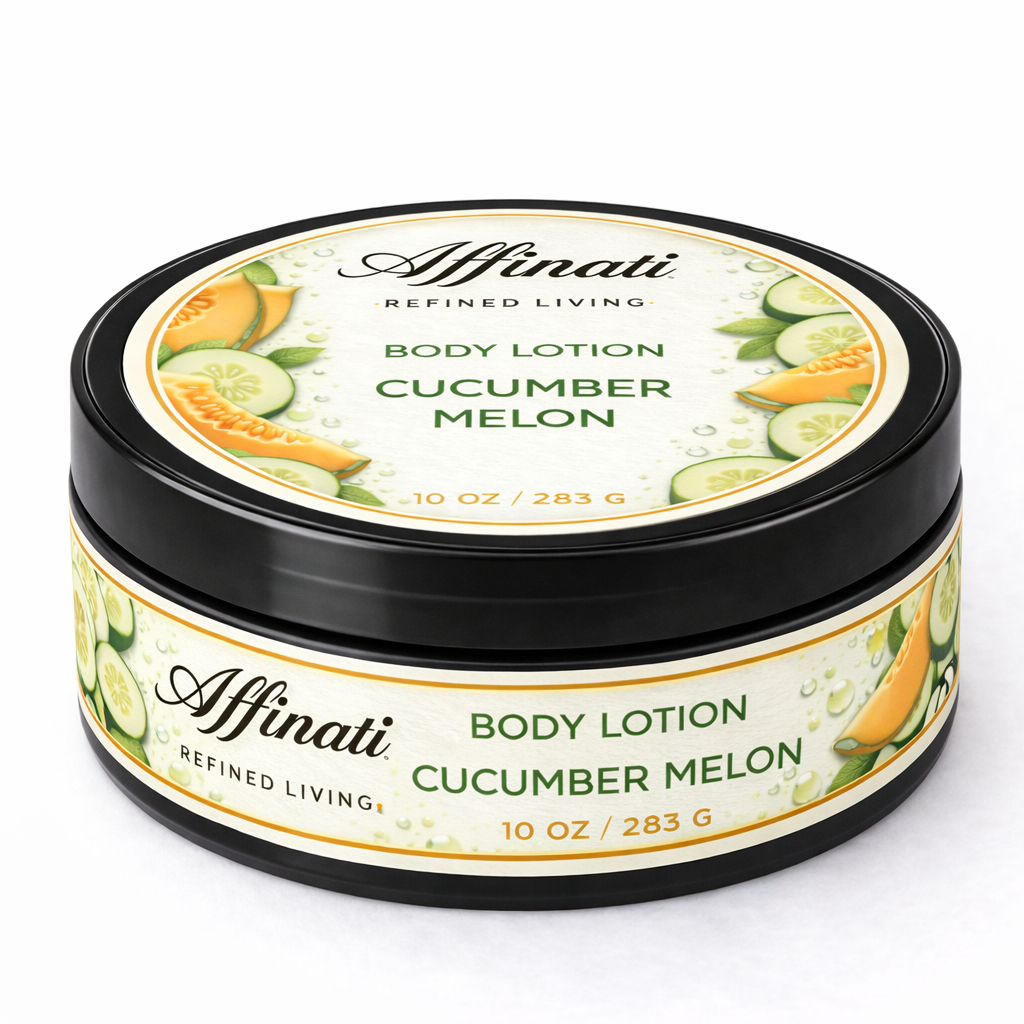 Cucumber Melon Body Lotion – Hydrating Moisturizer (10 OZ) - Affinati