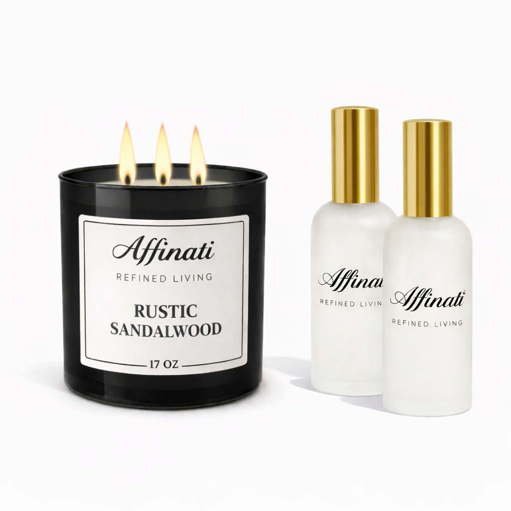 Sada svíčky a osvěžovače vzduchu Med a levandule | Uklidňující silná vůně