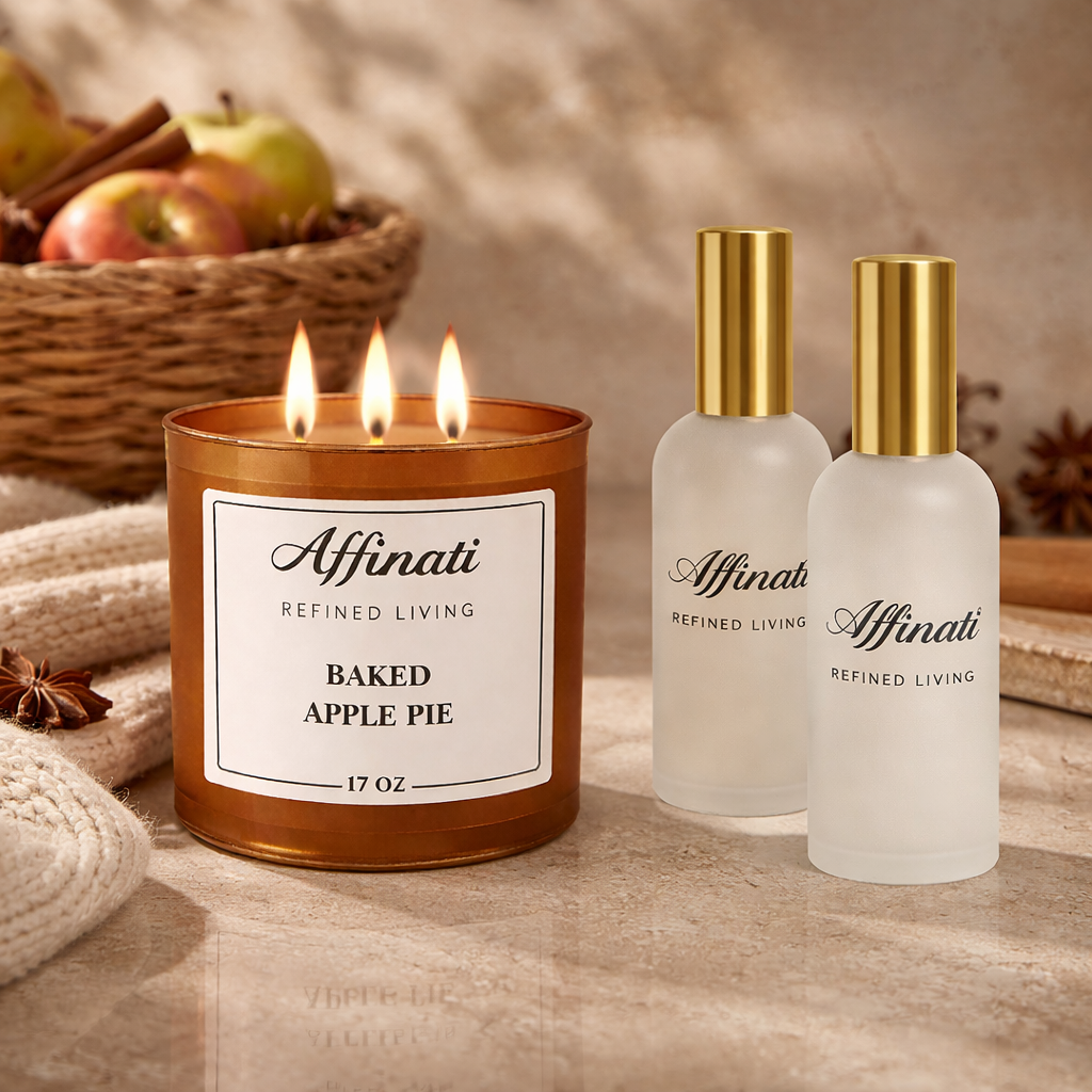 Set Candela e Spray per Ambiente Miele e Lavanda | Profumo Intenso Rilassante