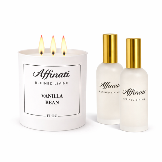 Hunaja-laventelikynttilä ja huonesuihke -paketti | Rauhoittava voimakas tuoksu