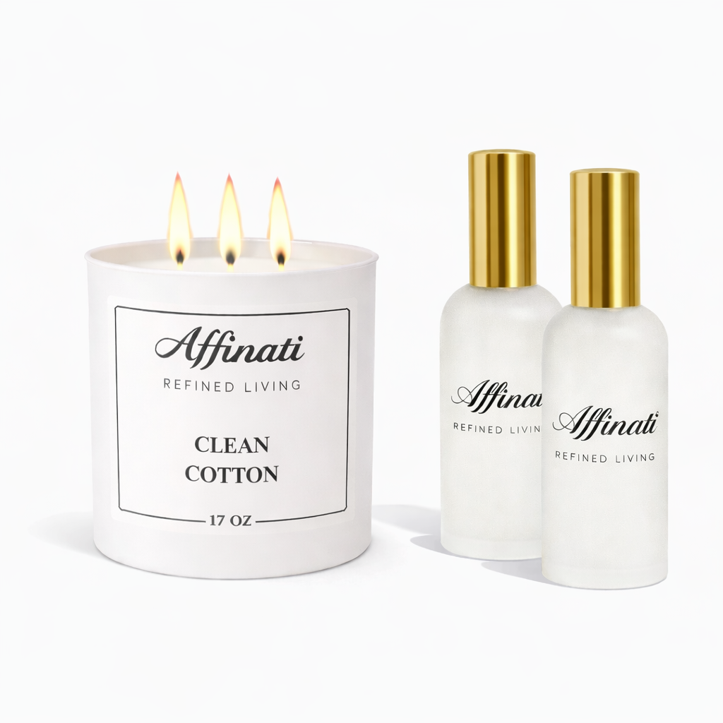 Honning Lavendel Lys & Rum Spray Sæt | Beroligende Kraftig Duft