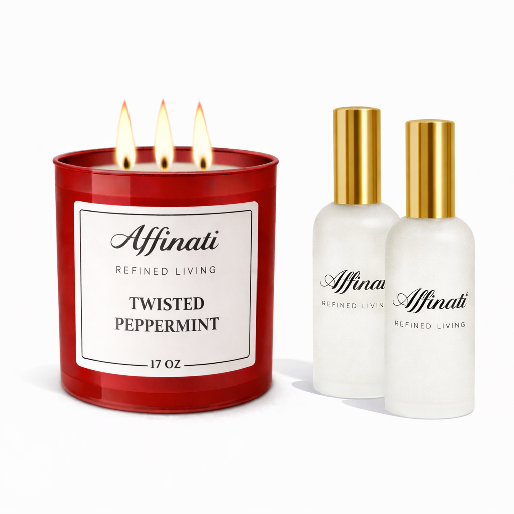 Ensemble Bougie Miel Lavande & Spray d'Ambiance | Parfum Fort Apaisant