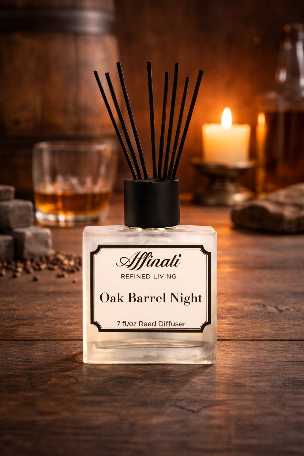 Oak Barrel Night Reed Diffuser - Affinati