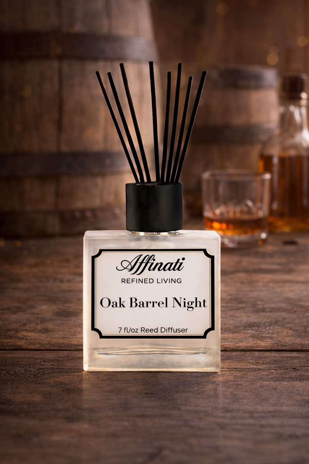 Oak Barrel Night Reed Diffuser - Affinati