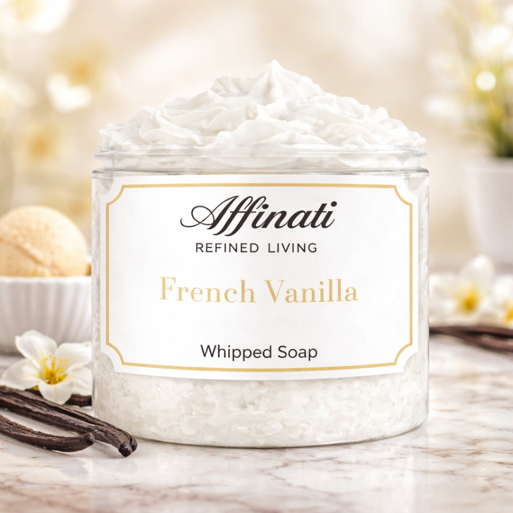 French Vanilla Whipped Soap - 20 oz - Affinati