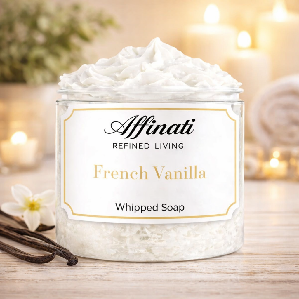 French Vanilla Whipped Soap - 20 oz - Affinati