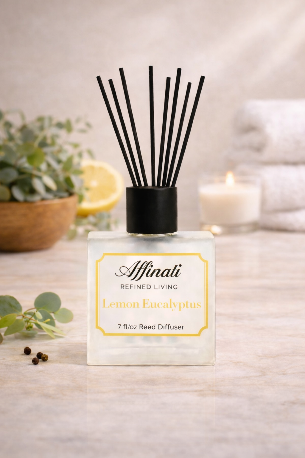 Lemon Eucalyptus Reed Diffuser - Affinati