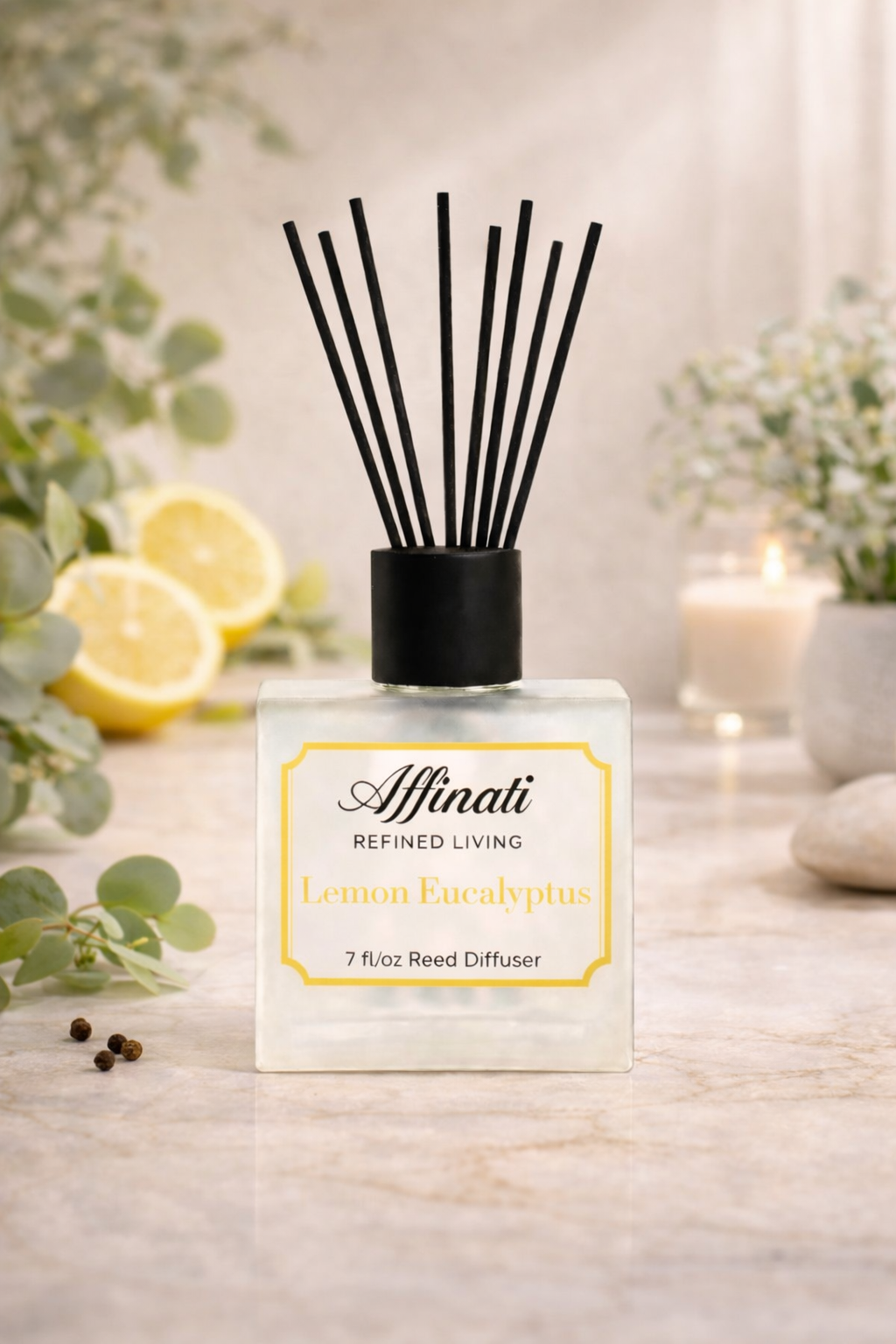 Lemon Eucalyptus Reed Diffuser - Affinati
