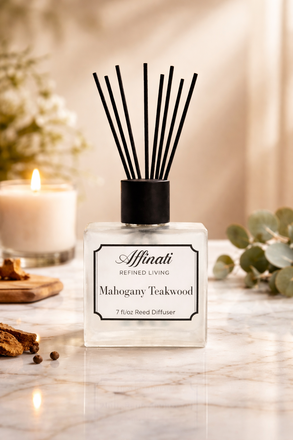Mahogany Teakwood Reed Diffuser - Affinati