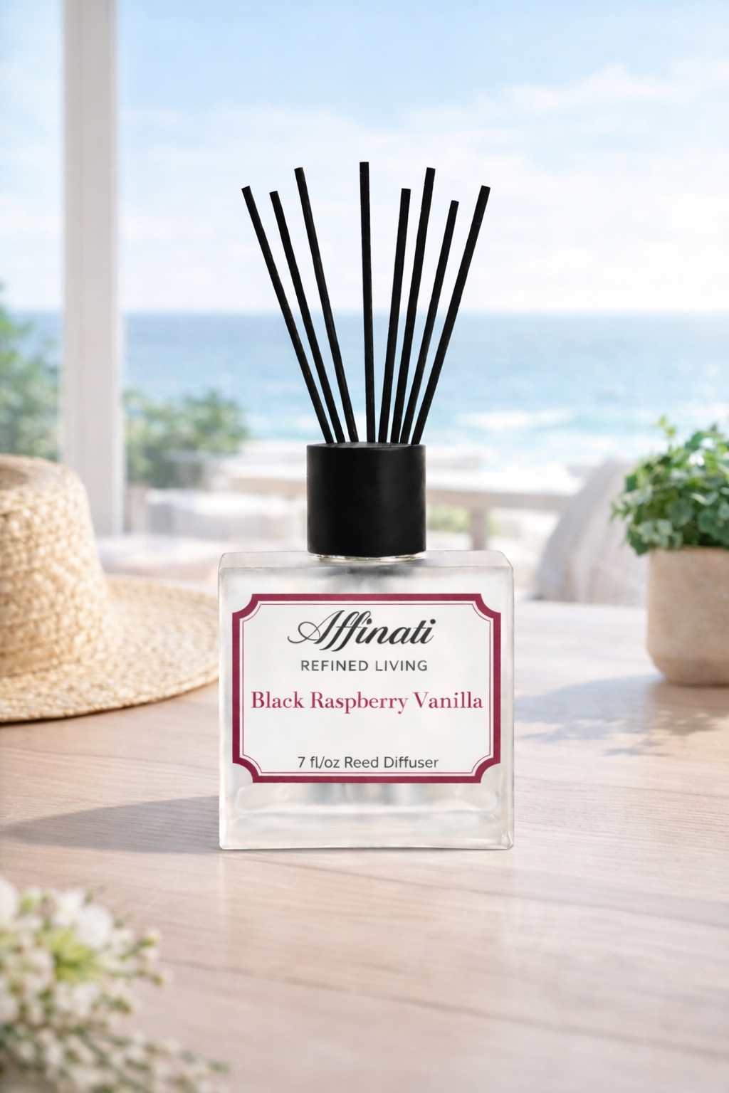 Black Raspberry Vanilla Reed Diffuser - Affinati