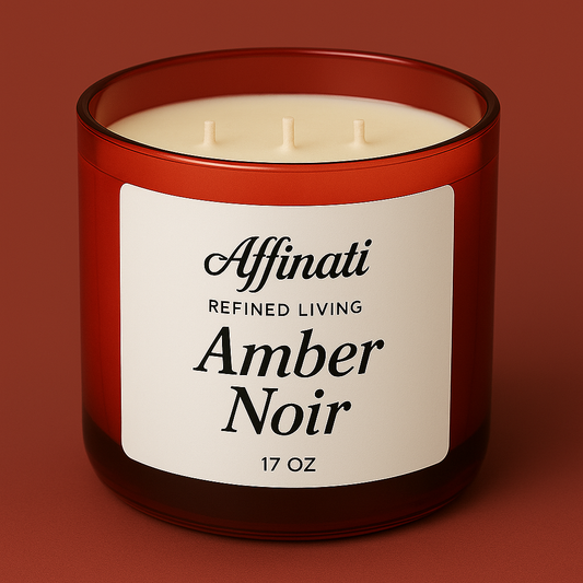 3-Wick Amber Noir Candle