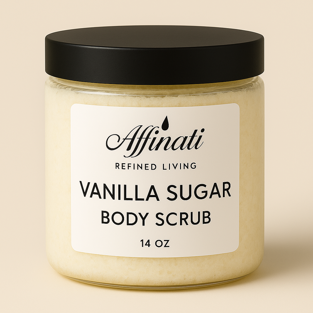 Vanilla Sugar Body Scrub – Sweet, Gentle Exfoliation for Silky Soft Skin - Affinati