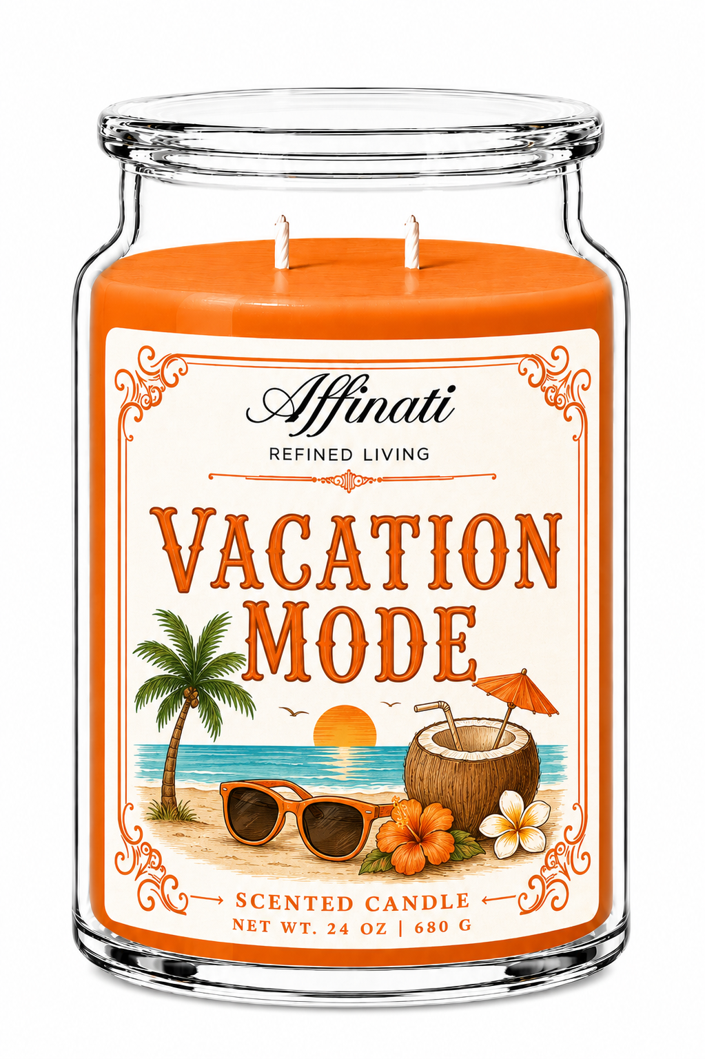 Vacation Mode 24 oz Candle – Timeless Collection Double Wick Candle